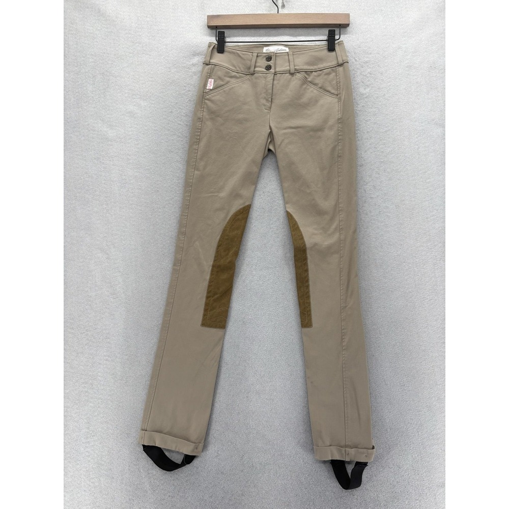 The Tailored Sportsman Trophy Hunter Pants Girls 16 Tall Beige Knee Patch Horse
